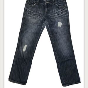 New York and Co distressed jeans size 4